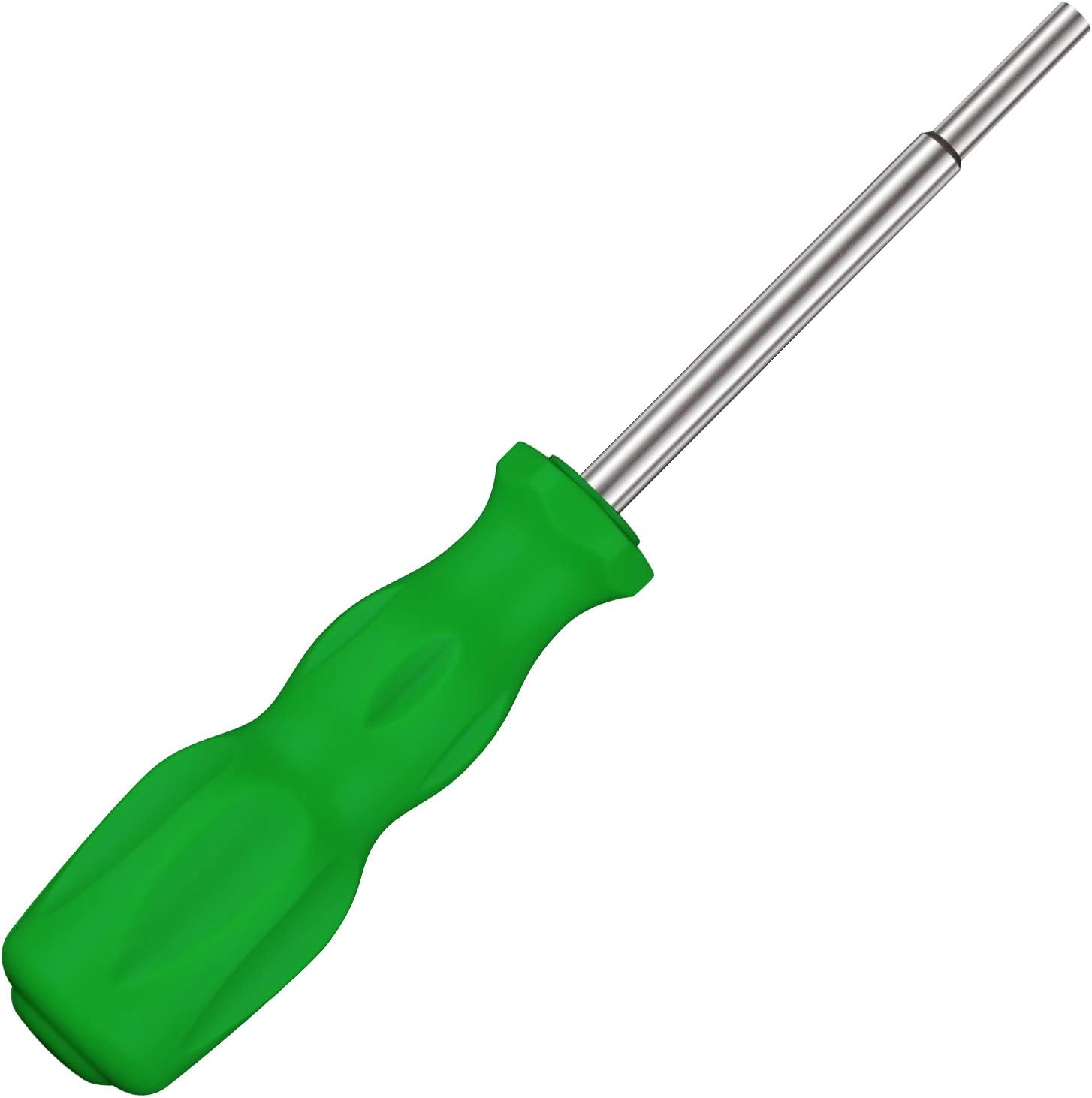 Gamebit Screwdriver Set, Security Screwdriver Bit Set 3.8mm and 4.5mm Security Screwdriver Bits Perfect fit for Virtual Boy, Opening Nintendo, Sega Consoles and Game Cartridges - Green