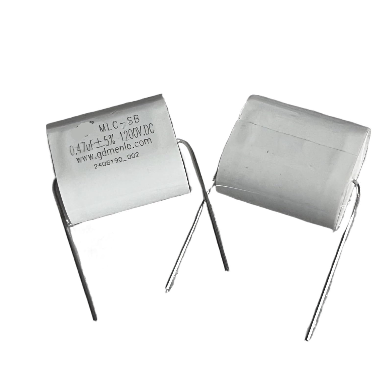 LEOTNNDQ 1PCS MLC-SB Series 0.47UF 1200V DC Copper Foot Capacitors