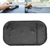 Car Dashboard Non Slip Mat, Wear‑Resistant -Slip Mat Universal for Sunglasses for CD Case Coins for