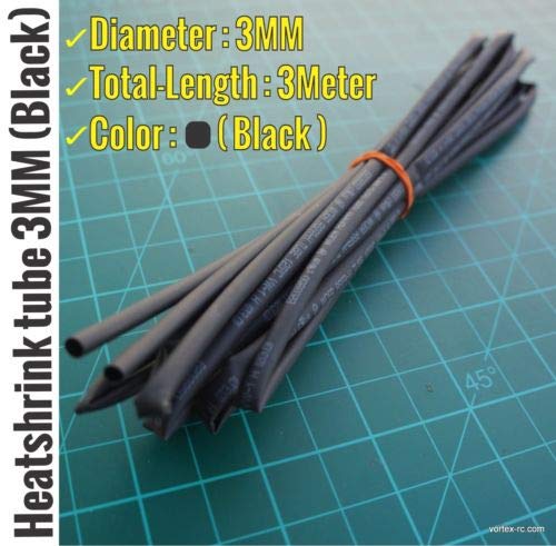 See full amazon price history chart for 3MM Polyolefin Heatshrink Tube 3 Meter Length Black Colour 3MM Polyolefin Heatshrink Tube 3 Meter Length Black Colour (B07GCVRRYZ) Amazon Price History, Amazon Price Tracker