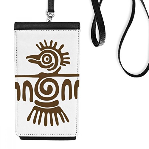 Sacoche de cou Mexique Totems pour smartphone et monnaie en voyage
