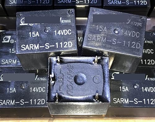 Relé 5 pines 12V SARM-S-112D soluciona fallos de corriente 15A