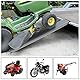 VOUNOT 2X Auffahrrampe 400kg Verzinkter Stahl, rutschfest Laderampe für Motorrad, Anhänger, Rasenmäher, Rasentraktor, Länge 135cm