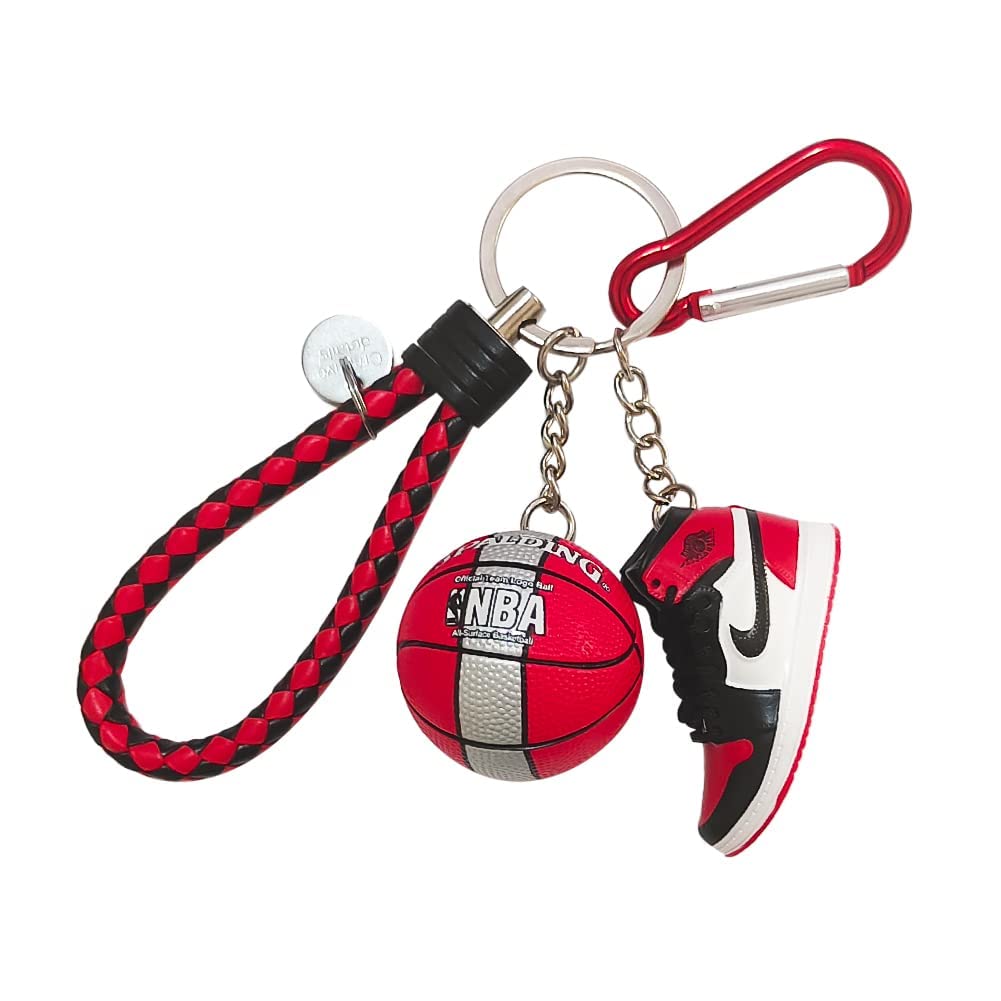 MIMEIMIAI Ultimate Collection Addict 3D Mini Retro Sneaker Keychain – A Must-Have Accessory for Every Basketball Fan!