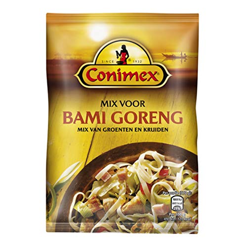 Conimex- Mix Voor - Bami Goreng - Mix de Verduras y Especias para Preparar Bami Goreng- Origen Holanda - 43 Gramos