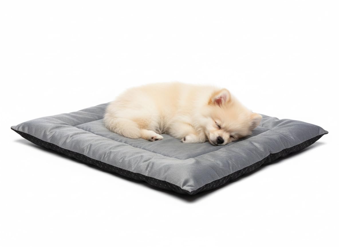 MH Home Dog Bed, Pet Cat Beds Cushion Mattress, Soft Warm Dog Mat Pad For Dogs (Extra Small 45 x 60 cm, Blake)
