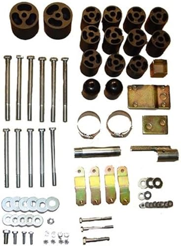 Rugged Ridge Kit de elevación de carrocería de suspensión, 3 pulgadas  18303.10  Compatible con Jeep Wrangler TJ 1997-2006
