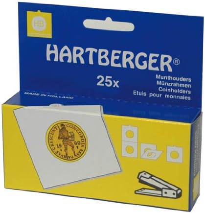 Lindner 8331030 HARTBERGER-Coin holders-pack of 1000