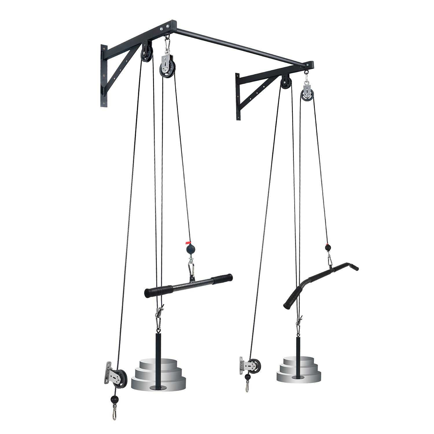 Photo 1 of TRENDBOX Cable Machine Pulley System Gym Lat Pull Down Machine Attachments Pull Up Bar for Home and Gyms