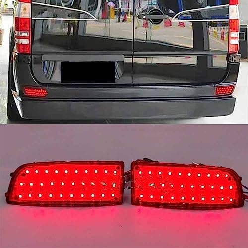 Car taillight cover 1 Pair Rear Bumper Reflector Light Tail Brake Fog Light For Mercedes For Benz For Sprinter W906 2006-2016 Car rear lamps
