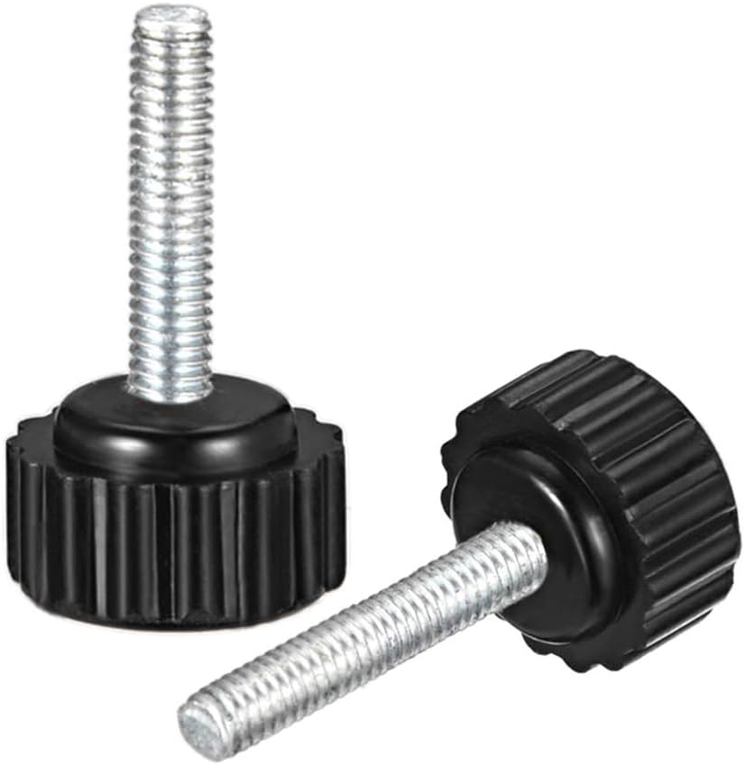 MACHSWON Knurled Clamping Knobs Saw Drill Press Lathe and Routing Jigs Packaging Machinery Printing Equipment Hand Clamping Handle Bolt Hand Knob Screw Replacement Parts M4 x 20mm 2pcs - Image 2