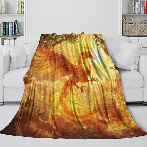 Couverture de voyage Phoenix douce et chaude 127x152 cm pour adulte - 5