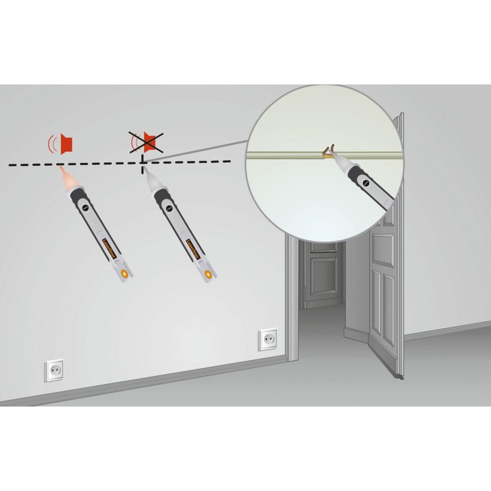 Laserliner ActiveFinder Plus Nero, Bianco tester di elettricità