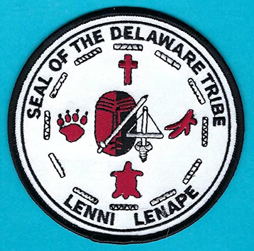 Embroidered Patch -Delaware Lenni Lenape Tribal Seal Patch