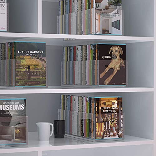 Aitee Dvd/Cd Storage Box 2 Packs, Acrylic Storage Container For Blu-Rays, Small Books/Booklets, Video Game Cases And Video Game Controllers, Storage Organizer For Countertop/Kitchen/Bathroom/Cabinet. #TOP4