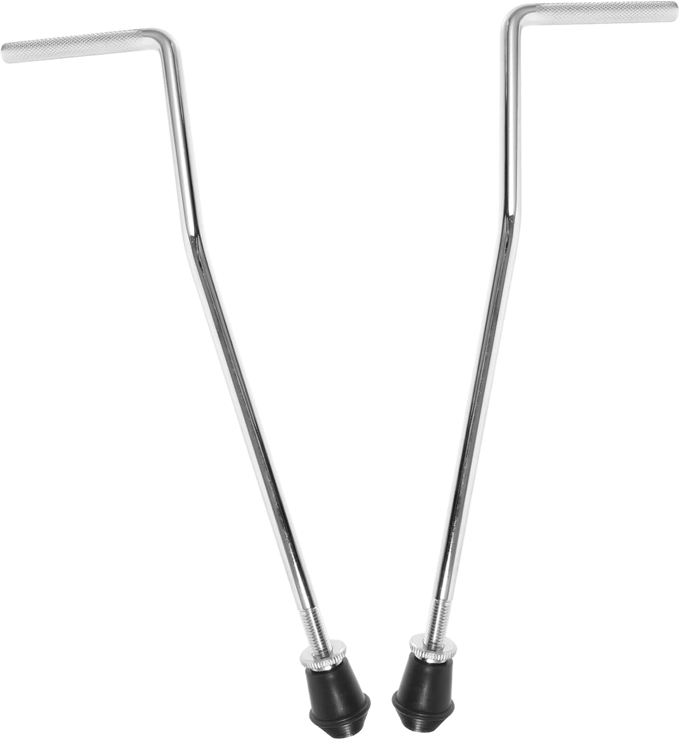 2pcs Metal Drum Holder Stand Drum Display Bracket Convenient Installation Percussion Instrument Accessory