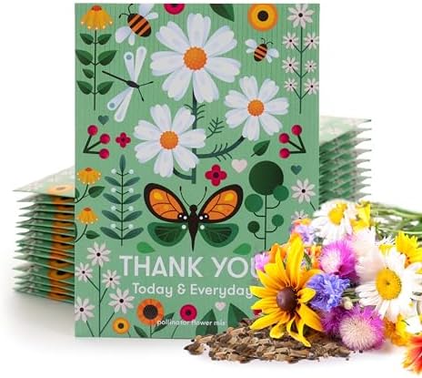 Bentley Seed Co. Thank You Packet - Pollinator Flower Mix - 25 Se...