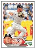 Oswald Peraza RC 2023 Topps Holiday #H157 ROOKIE NM+-MT MLB Baseball Yankees
