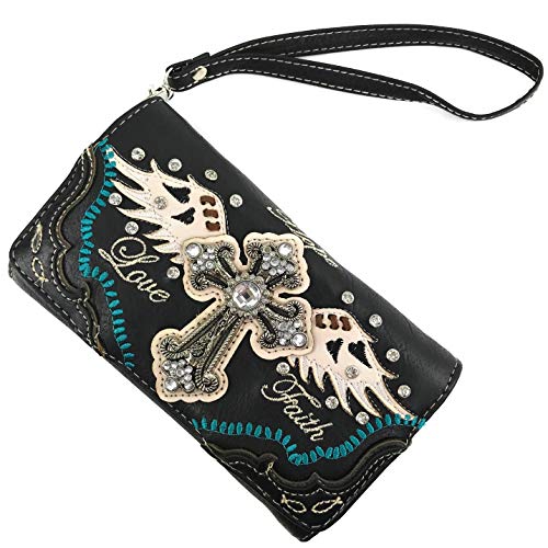 Bolso tote oculto para mujer con diseño floral y cierre magnético miniatura 6
