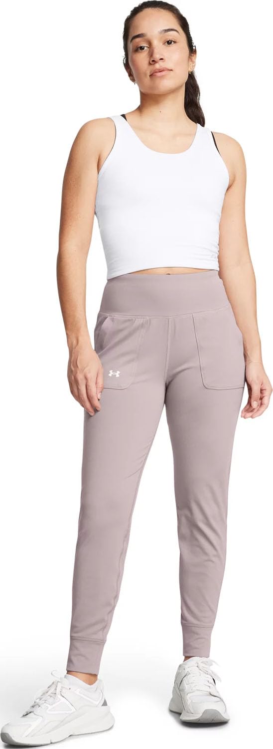 Under Armour Damskie joggery Motion, (015) Tetra szary / / biały, XL