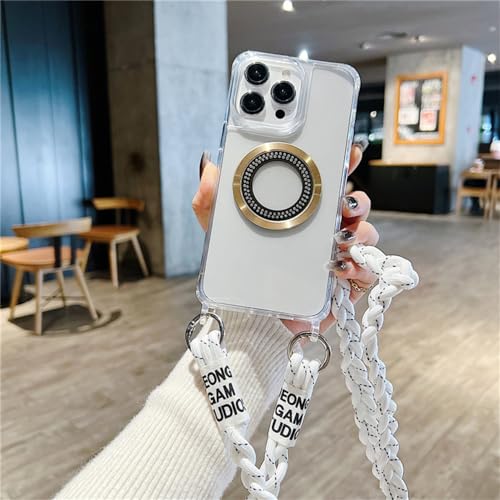 Étui pour 7 Plus-8 Plus avec lanière haut de gamme acrylique transparent