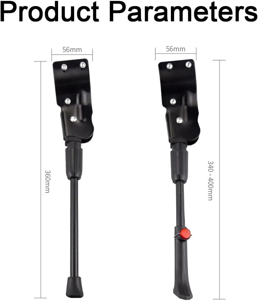 Diagram showing product dimensions, including adjustable length range of 340-400mm