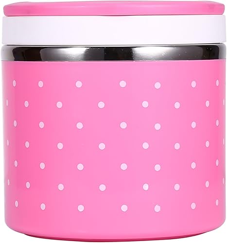 Miniatura 4 de Aramox Caja de almuerzo térmica térmica de 1 capa de aislamiento de acero inoxidable Contenedor de comida Contenedor caliente Bento Fiambrera