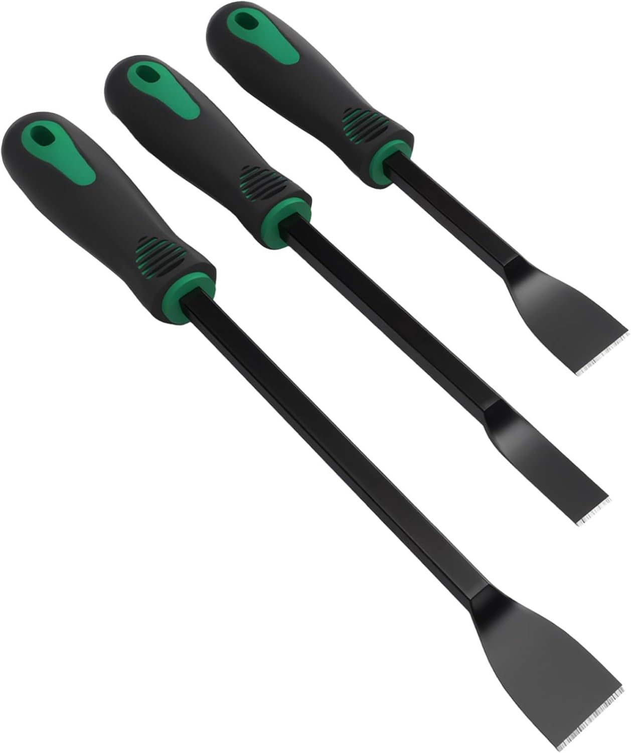 3 Pcs Gasket Scraper Set, Chrome Vanadium Steel, 8.9-12.4 In Scrapers, For Cleaning Carbon Deposits