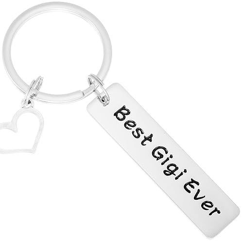 Kivosliviz Gigi Gifts Keychain for Women - Best Gigi Jewelry
