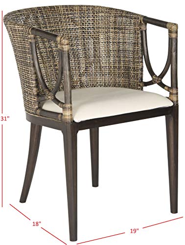 Safavieh Home Collection Beningo And Arm Chair, Brown/Black #TOP5