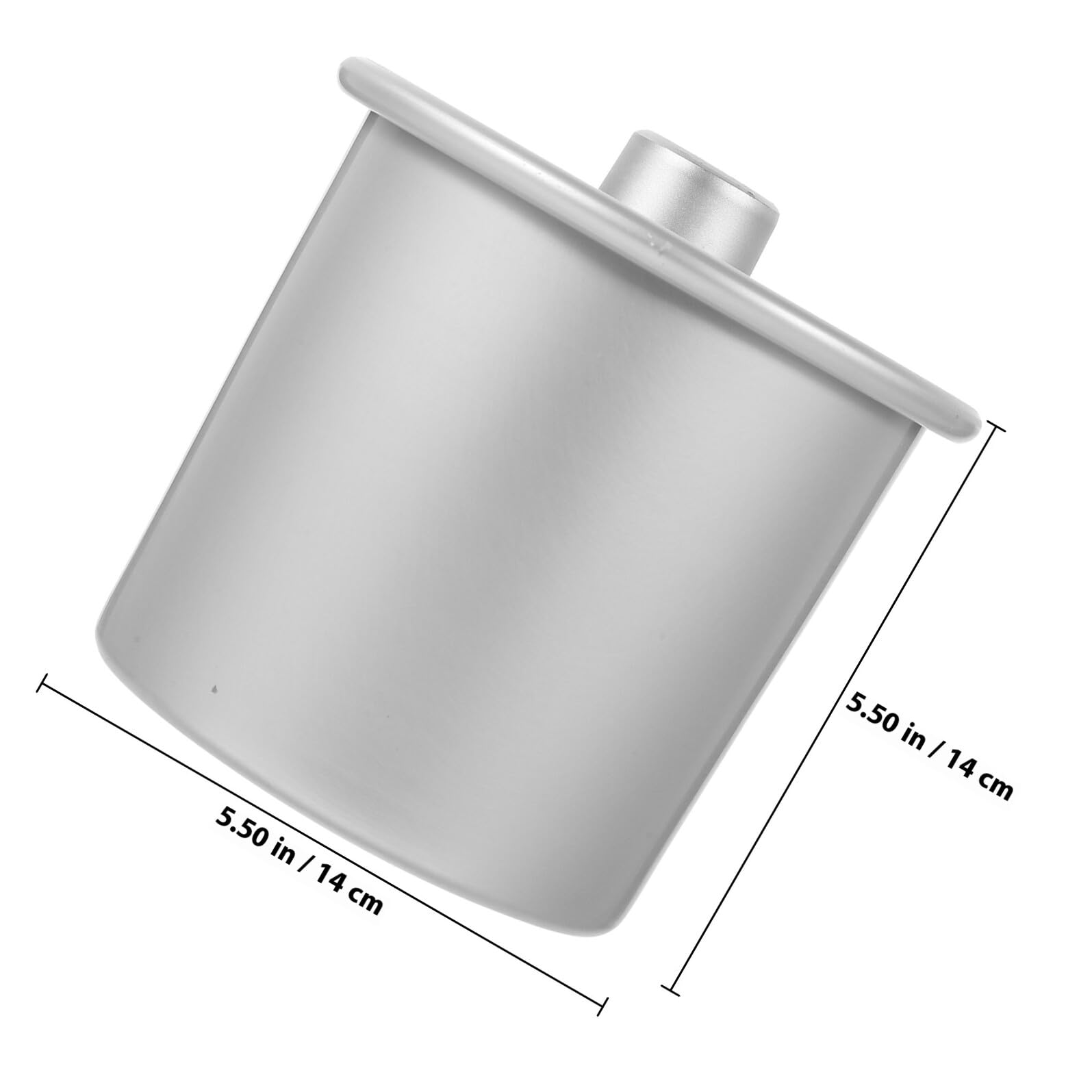 Molde para Hornear Pasteles Redondo Desmontable 4 Pulgadas, Molde Metálico de Aleación de Aluminio, Antiadherente, Set de 3 Piezas, Adecuado para Repostería en Horno Doméstico