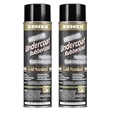 Zenex Rubberized Undercoat - Heavy Duty Undercoating for Vehicles | Rubberized Undercoating Spray for Cars, Trucks, and Trailers | Waterproof Rust Prevention | Sound Deadening | 16 oz (2 Count)