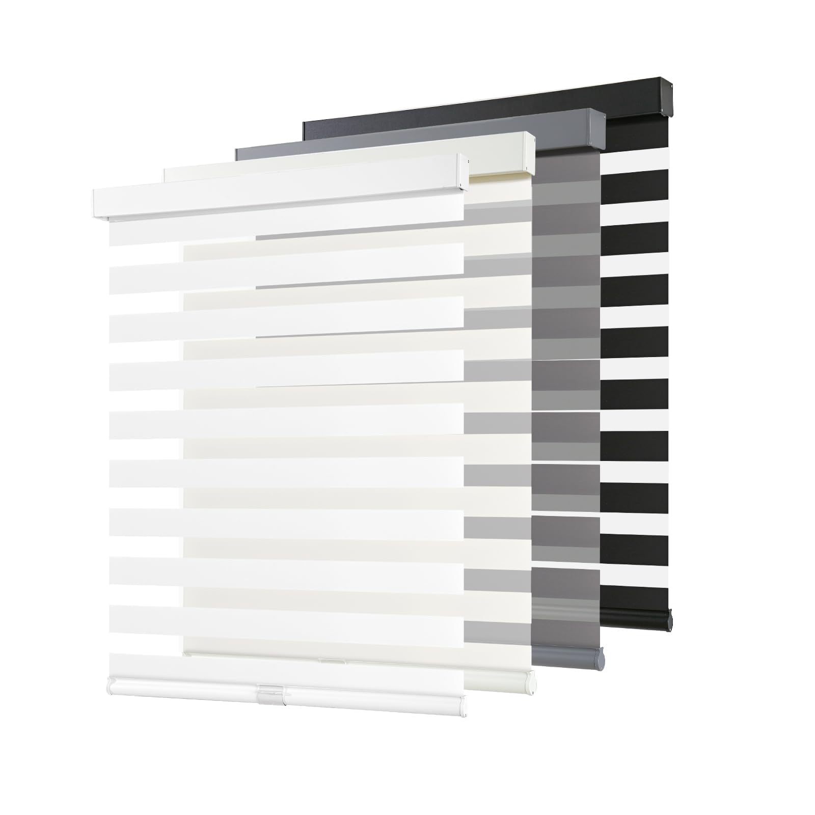 AOSKY Custom Cordless Zebra Blinds