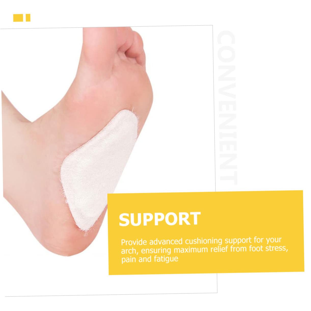 HAWILLOSCH 3sets Flatfoot Correction Pad Foot Arch Supporter Arch Support Pads Foot 2pcs*3