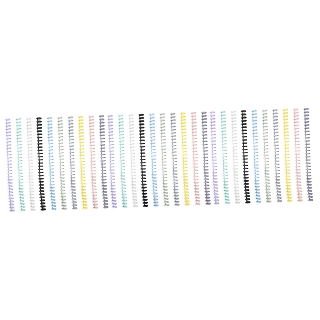 3 Set Di Raccoglitori A Spirale Con Fibbia A Scatto Per Organizer 10 Pezzi * 3