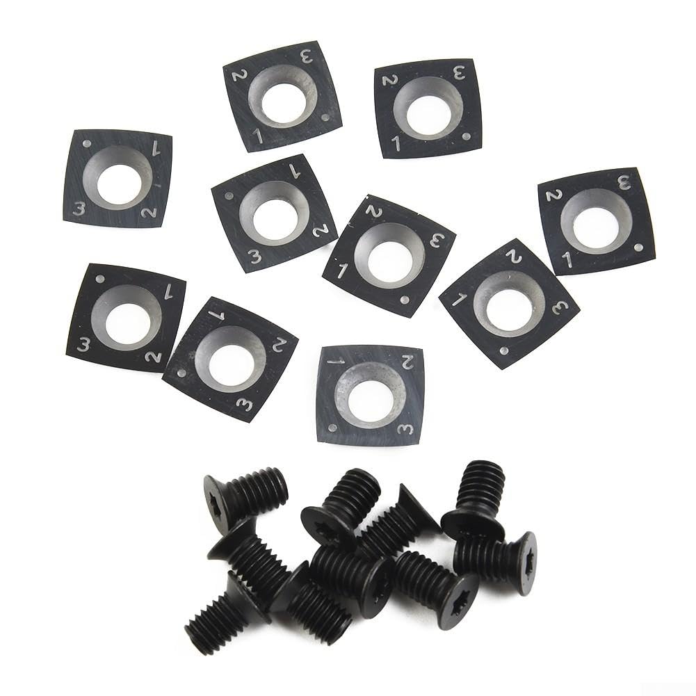 Plaquettes Carbure 15mm Carré R150 pour Tournage pour bois Plaquettes