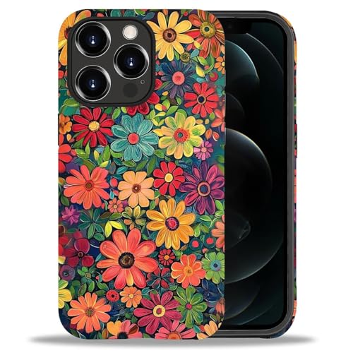 Coque iPhone 12 Pro Max fleurs rouges pour une protection élégante au quotidien