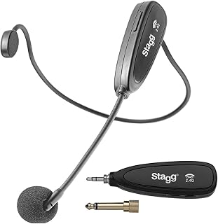 Stagg Wireless Headset Microphone (SUW 12H-BK)
