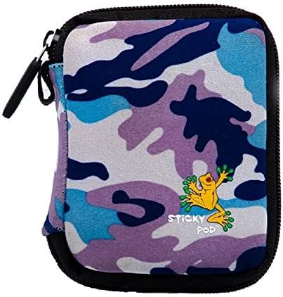 Sticky Pod Cycle Bag Pocket Organizer Mini for Women's Jersey Pockets, Blue Ice Camo