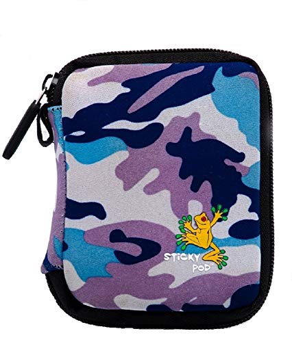 Sticky Pod Cycle Bag Pocket Organizer Mini For Women's Jersey Pockets, Blue Ice Camo #TOP8