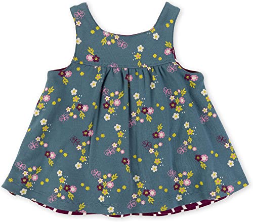 Robe décontractée bébé fille en coton bio violet vêtements bébé