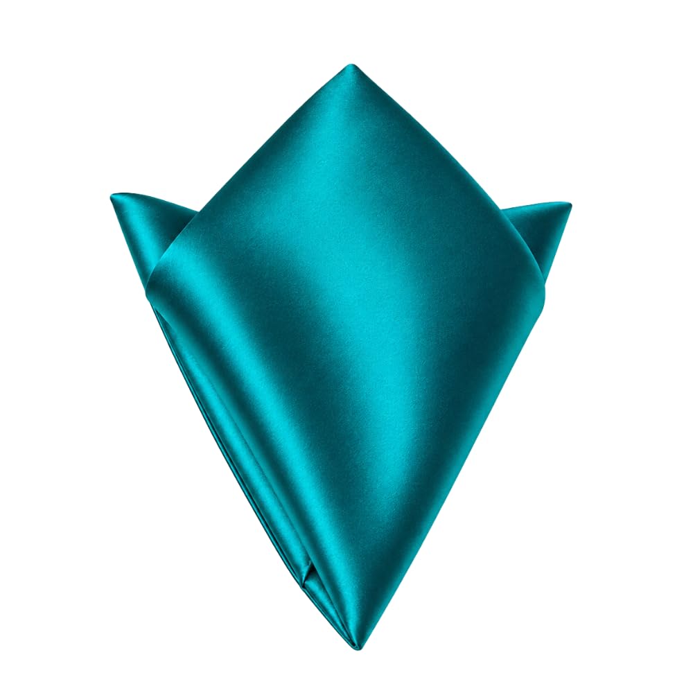 bonjoy fashion and decor Bonjoy 'Gordon' Satin Pocket Square for Boys and Men | Premium Suit Handkerchief & Pochette | Soft Luxury Pocket Kerchief for Blazer, Tuxedo, Wedding, Formal & Casual Wear | Styling Gift for Men-picture-27
