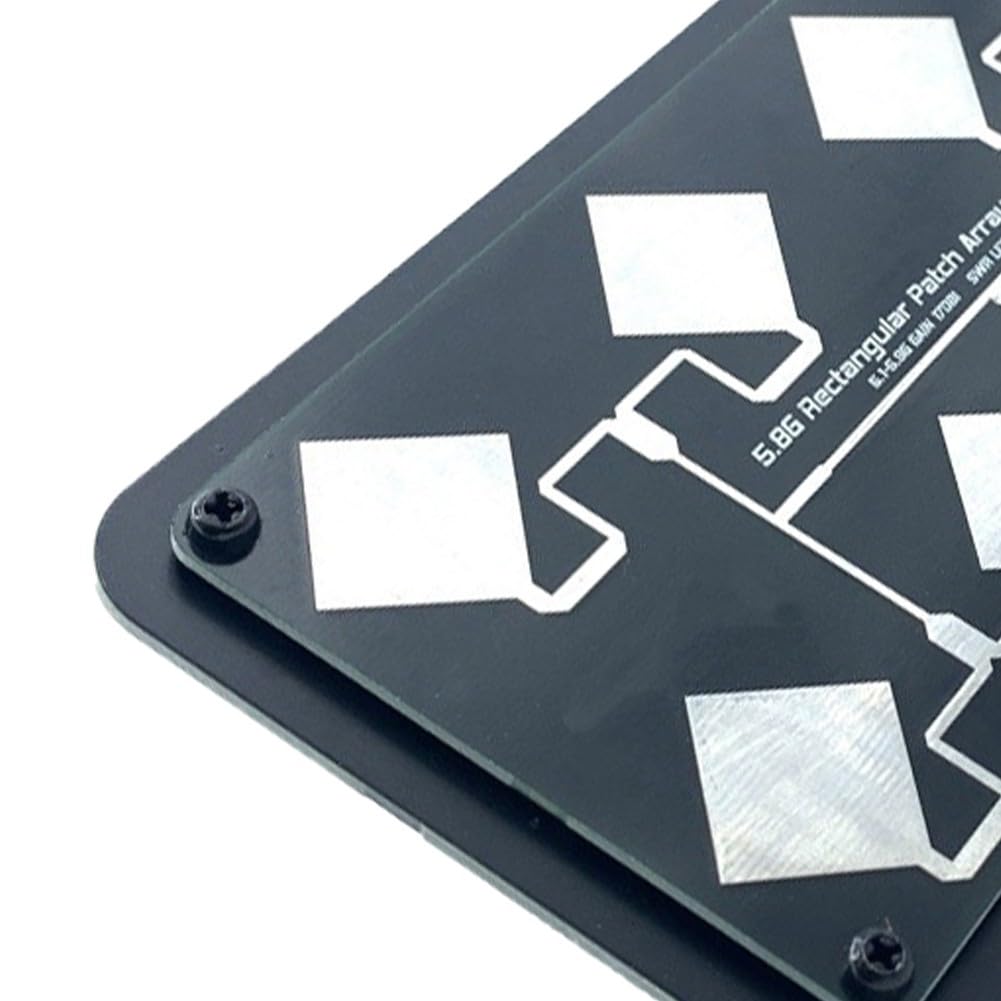HT1727 Panneau plat 5,8 GHz 17DBi pour Sma pour Fpv HT1727 5,8 GHz | Antenne directionnelle pour drones longue distance Pont WiFi Noir Accessoires