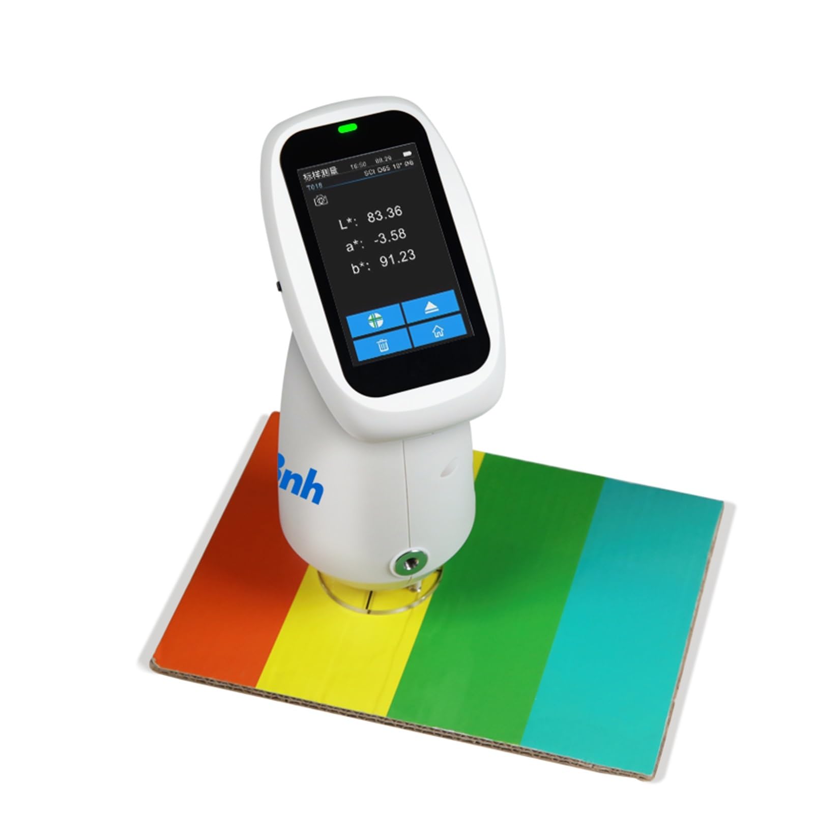 Spektrometer, 3nh Digitales Daten-Farbspektrophotometer, Tragbares Handkolorimeter Aus Edelstahl For Die Laboranalyse, LED-Anzeige