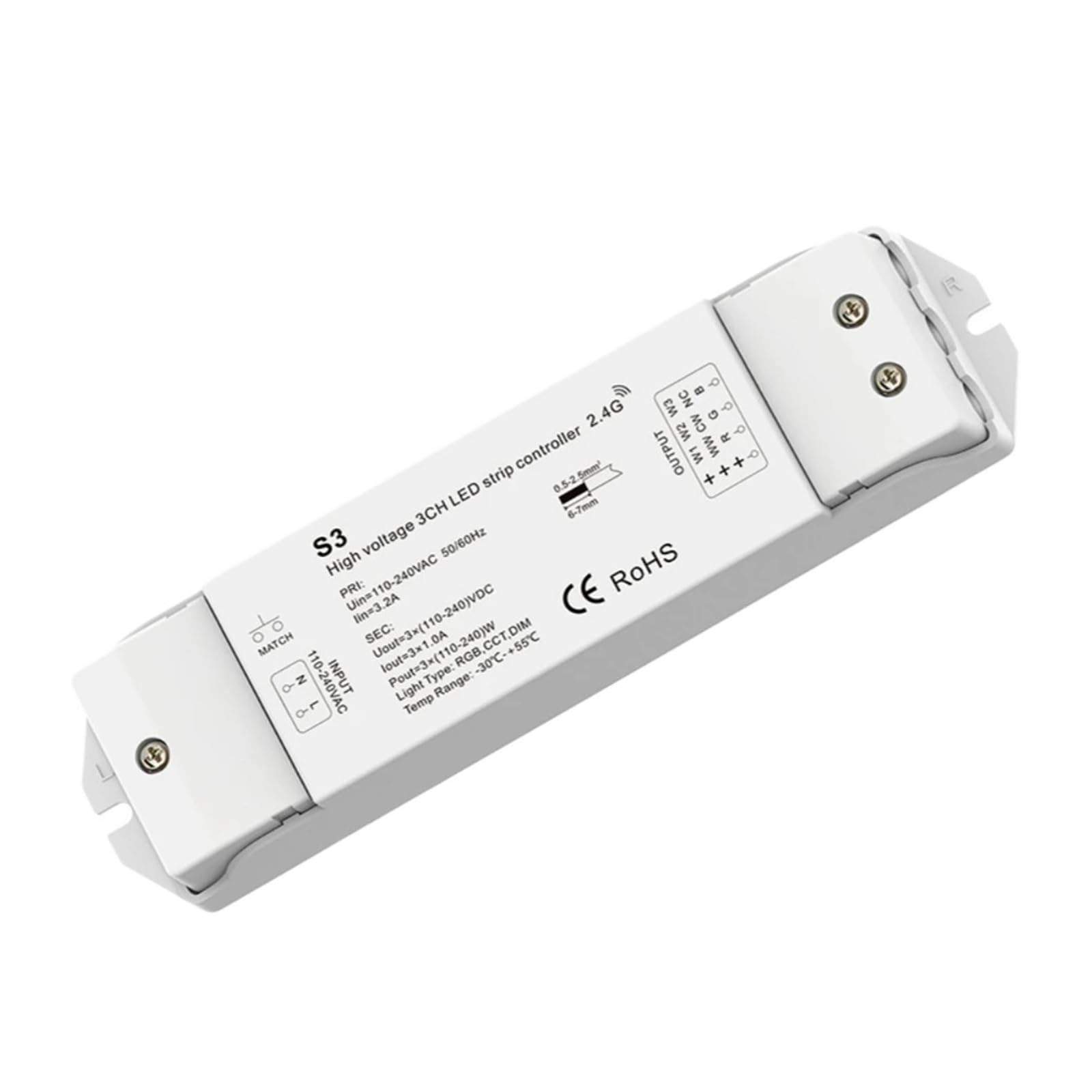 Contrôleur de bande lumineuse LED RVB pour grand salon moderne