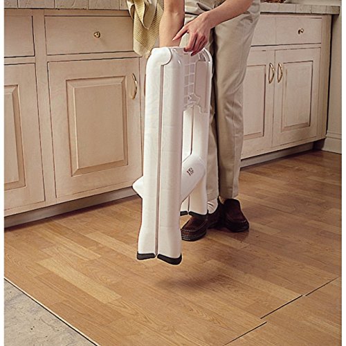 Rubbermaid Commercial Products Two-Step Folding Stepstool, White (300-Pound Load Capacity, 22-7/8-Inches x 21