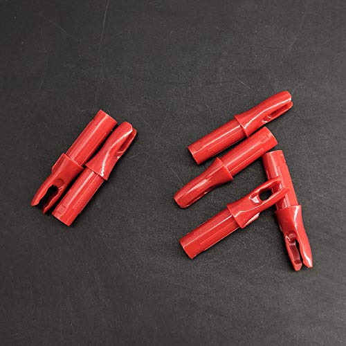Zshjgjr 50 Pack Archery Arrow Nock Id 6.2Mm/.244" Plastic Insert Arrow Nocks Tail For Diy Hunting Shooting Arrows (Multi-Color-2) #TOP5