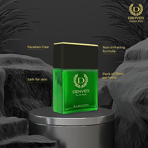 Image of DENVER Hamilton Perfume For Men - 70ML, Pack of 2|Premium & Long Lasting Perfume| Eau de Parfum