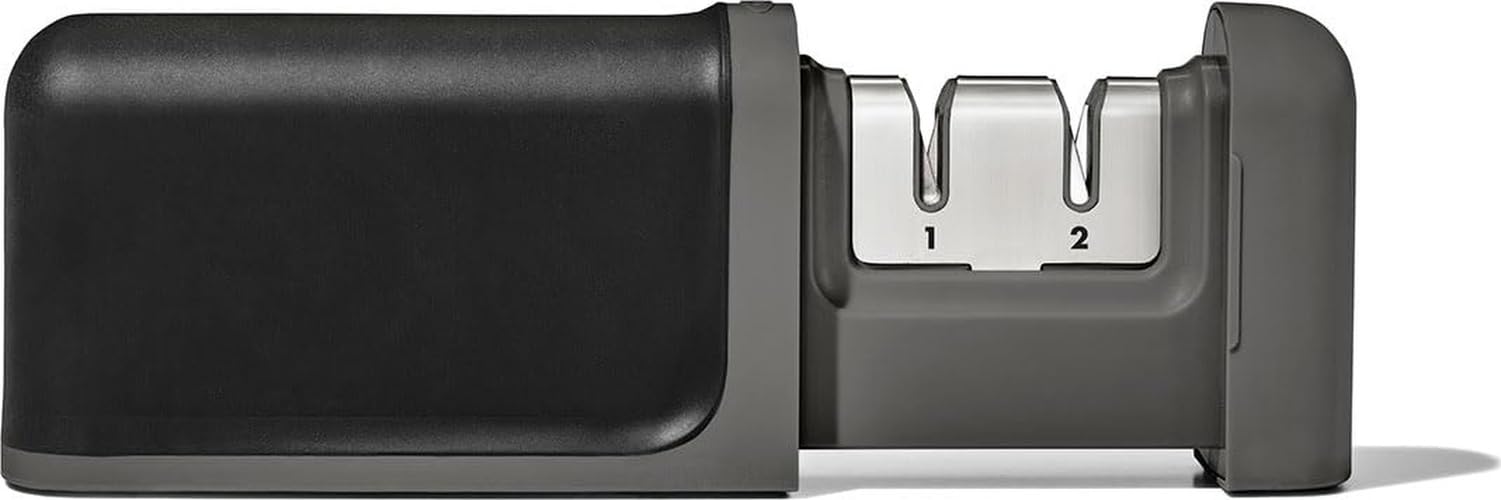 OXO コンパクト シャープナー 包丁研ぎ 小さめ 両利き 簡単 11382200