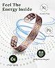 MagEnergy Copper Bracelet for Men, 18X Strength Magnetic Bracelet with 3800 Gauss Magnets, 99.99% Pure Solid Copper, Men's Jewelry Gift #1